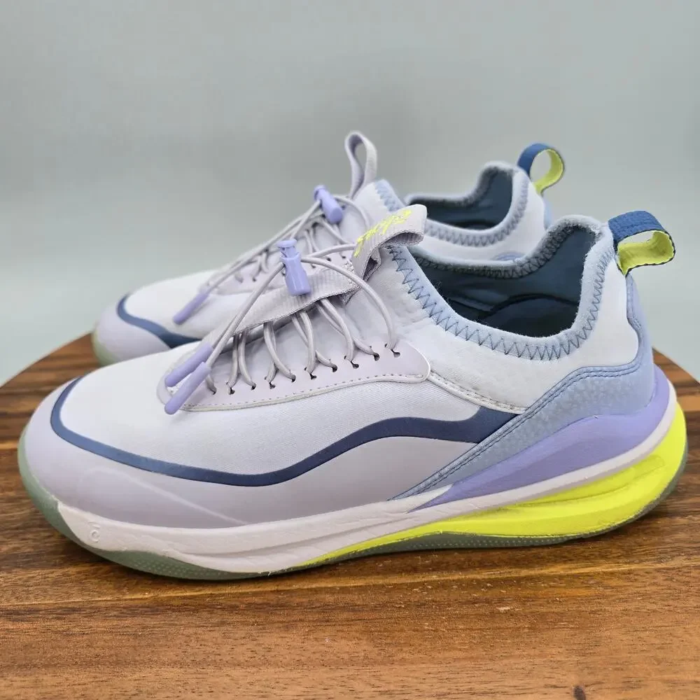 Clove Shoes Womens 8.5 M Lilac Lime Low Drawstring Professional Nursing Sneakers